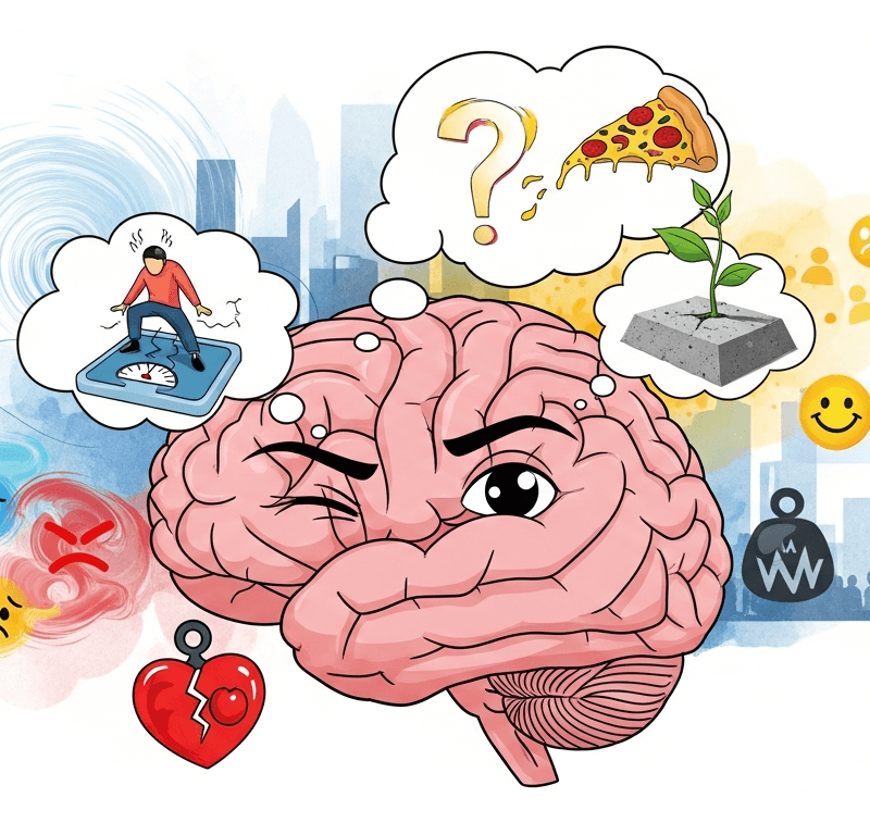 La mente che mente Quando si parla di obesità, spesso guardiamo solo a dieta, calorie e metabolismo. In realtà, il vero protagonista silenzioso è la mente, capace di sabotare o sostenere ogni percorso di cambiamento. Pensieri come “domani comincio”, “ho fallito di nuovo” o “non ne vale la pena” creano un dialogo interno complesso, alimentato da autosvalutazione, fame emotiva e catastrofismo. Comprendere questi meccanismi è il primo passo per superarli. L’obesità non è solo una questione biologica: coinvolge emozioni, storia personale, contesto familiare e sociale. Per questo servono approcci integrati, realistici e soprattutto gentili verso sé stessi.