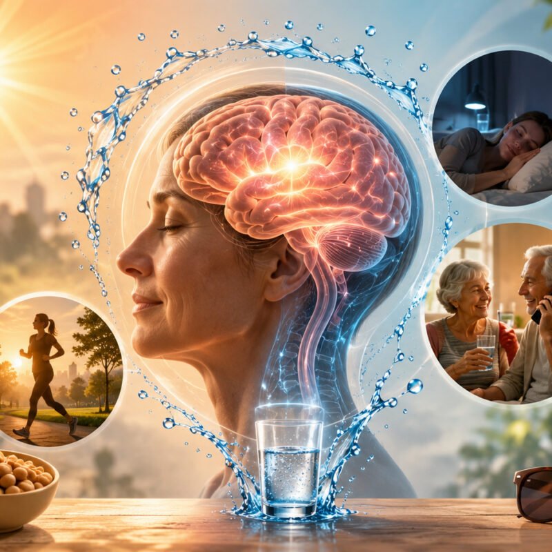Cervello e disidratazione durante il caldo estivo